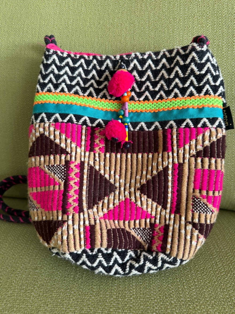 Colorful Bohemian Embroidered Crossbody Bag
